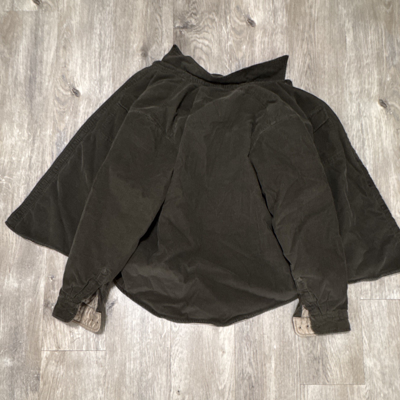Arrow Men’s Brown Lined Button Front Jacket M Regular Fit Point Collar