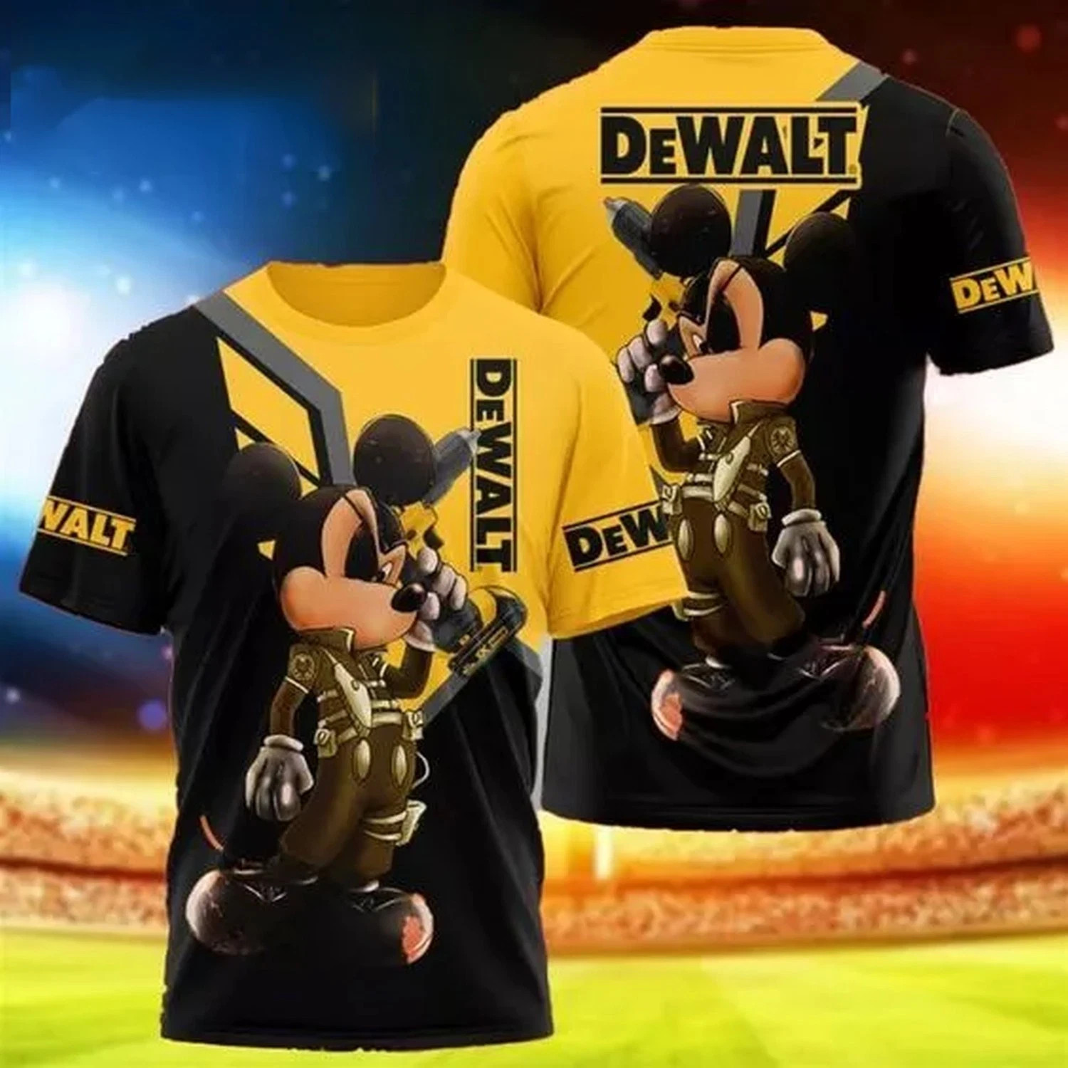 Dewalt Mouse 3D For Fans T-Shirt Size S-5XL, All-over Print Unisex Shirt BT1669