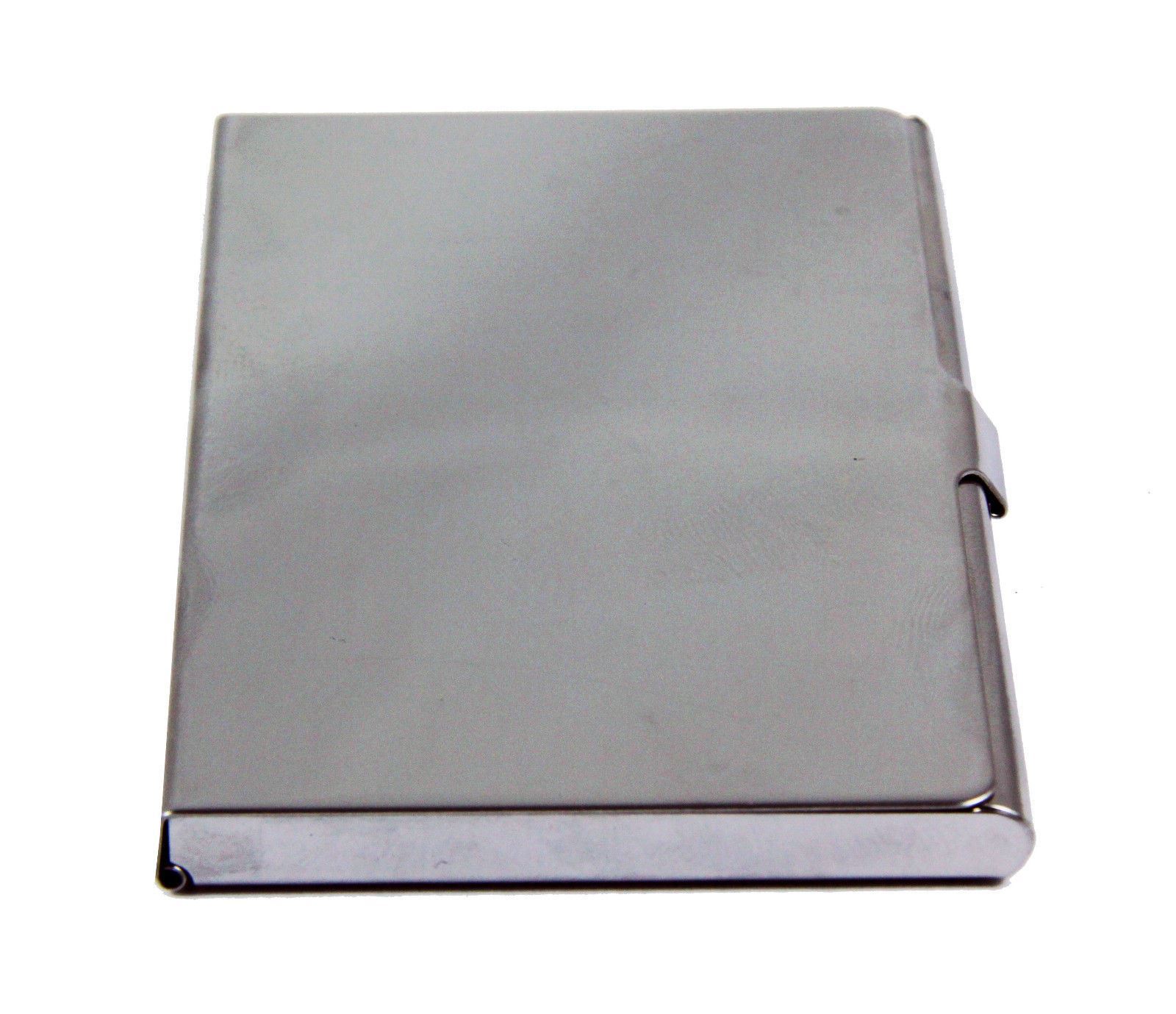 Stainless Steel RFID Blocking Credit Card Holder for Men & Women Wallet Case