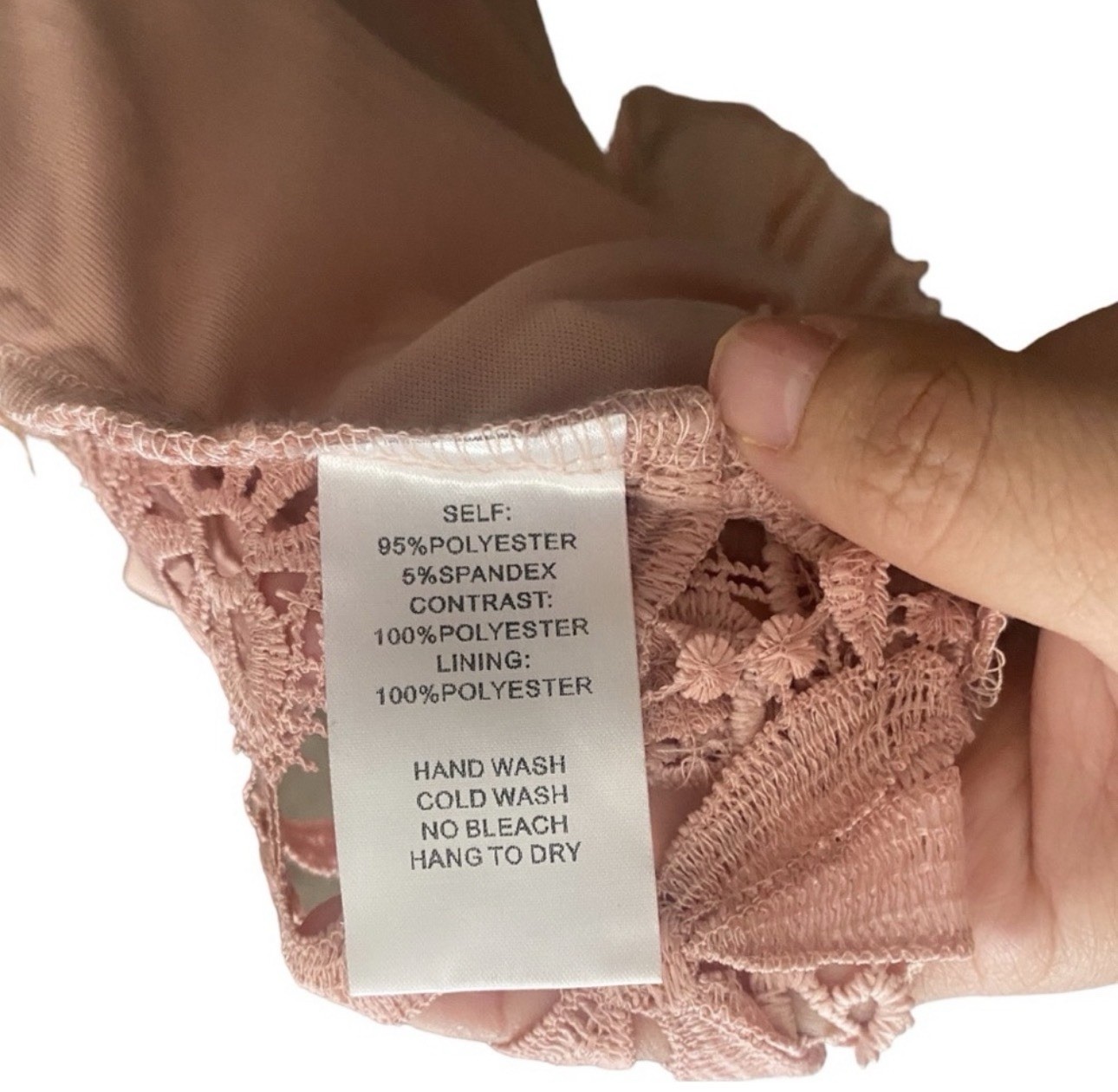 Fashion Nova | NEW “Sunshine Love Top” size XL Dusty Pink crochet crop top