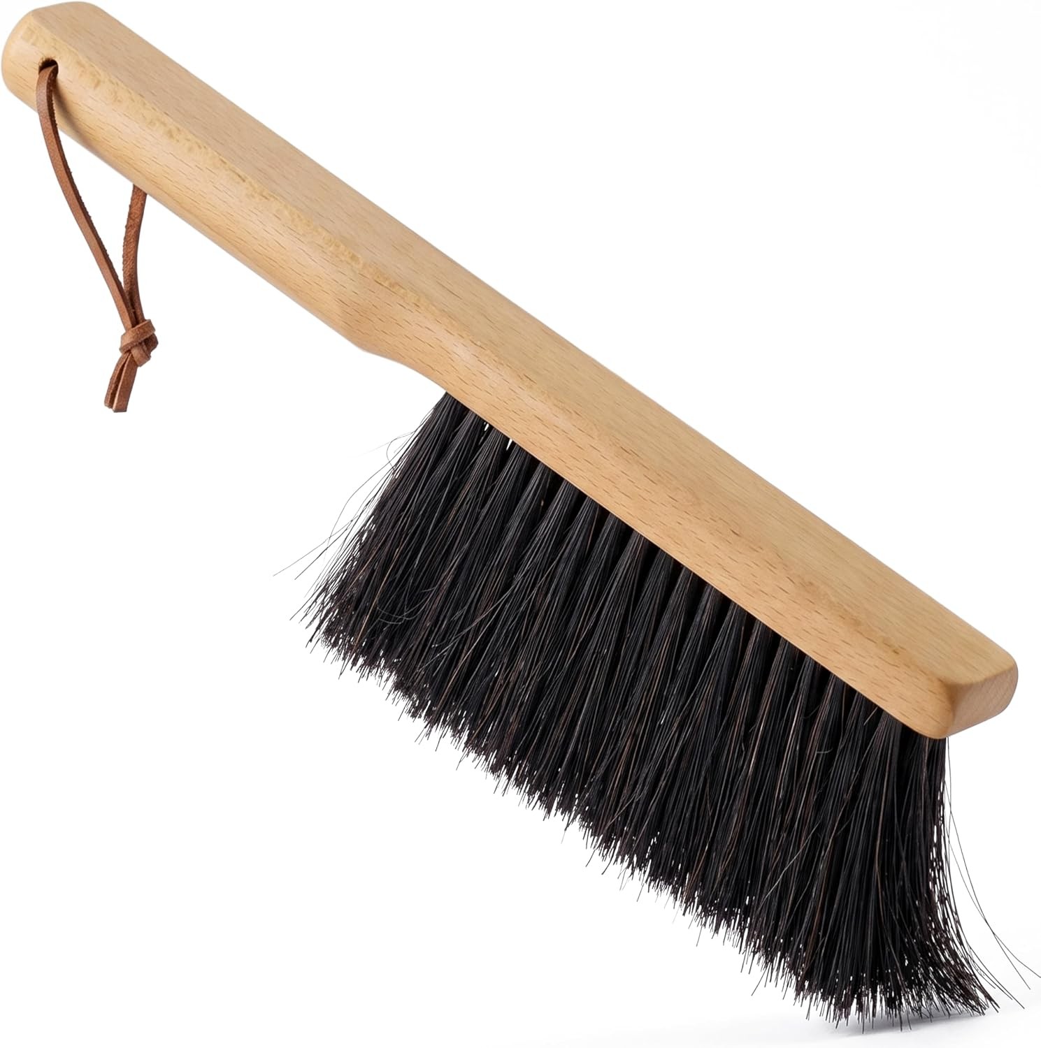 Horsehair Counter Brush, Beech Wood Handle, 12.6in Hand Brush | Sweeps