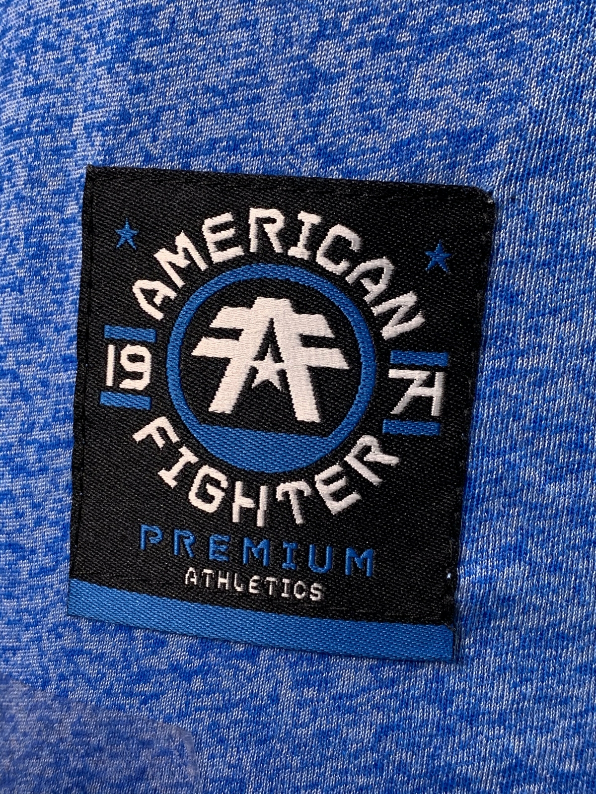 AMERICAN FIGHTER NORTH CAROLINA MARBLE Men’s T-Shirt Blue *