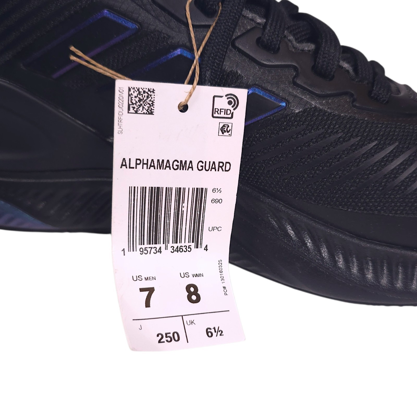 Adidas Alphamagma Guard Shoes Size M 7 /W 8 GX1177 Running Black Dark Marine