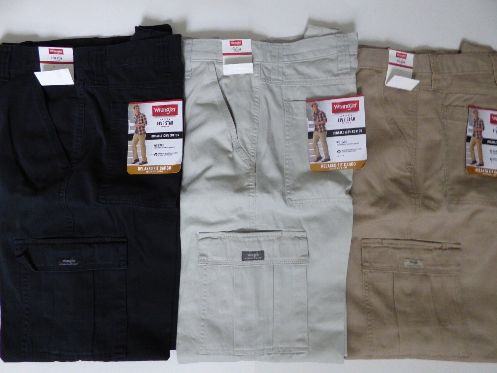 Wrangler Legacy Cargo Pants Relaxed Fit Tech Pocket Men’s