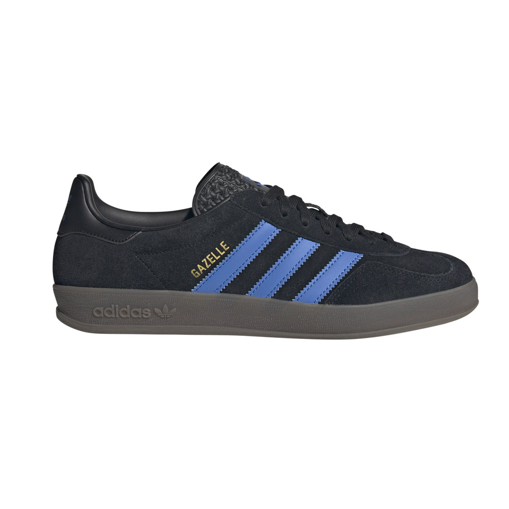 adidas Gazelle Indoor Lace Up Mens Black Sneakers Casual Shoes JQ2692