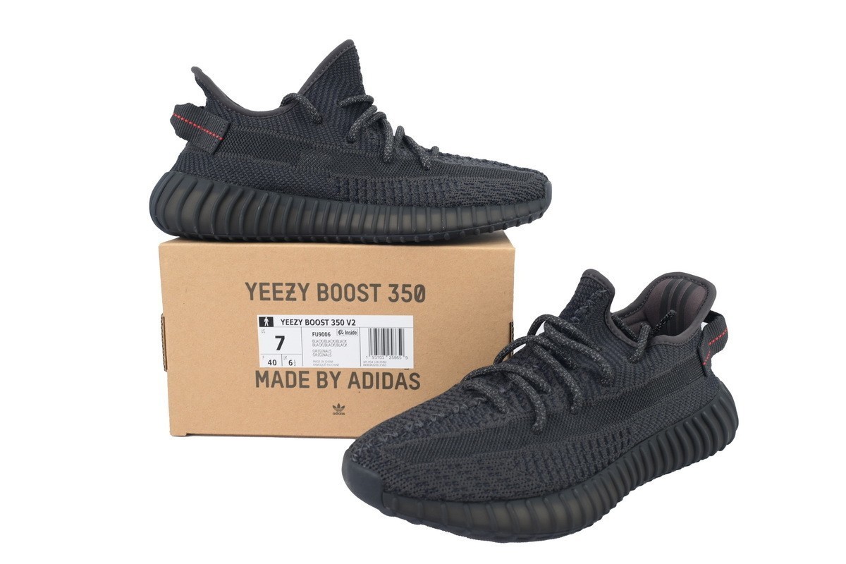 adidas Yeezy Boost 350 V2 Low Black Non-Reflective – Men’s Shoes