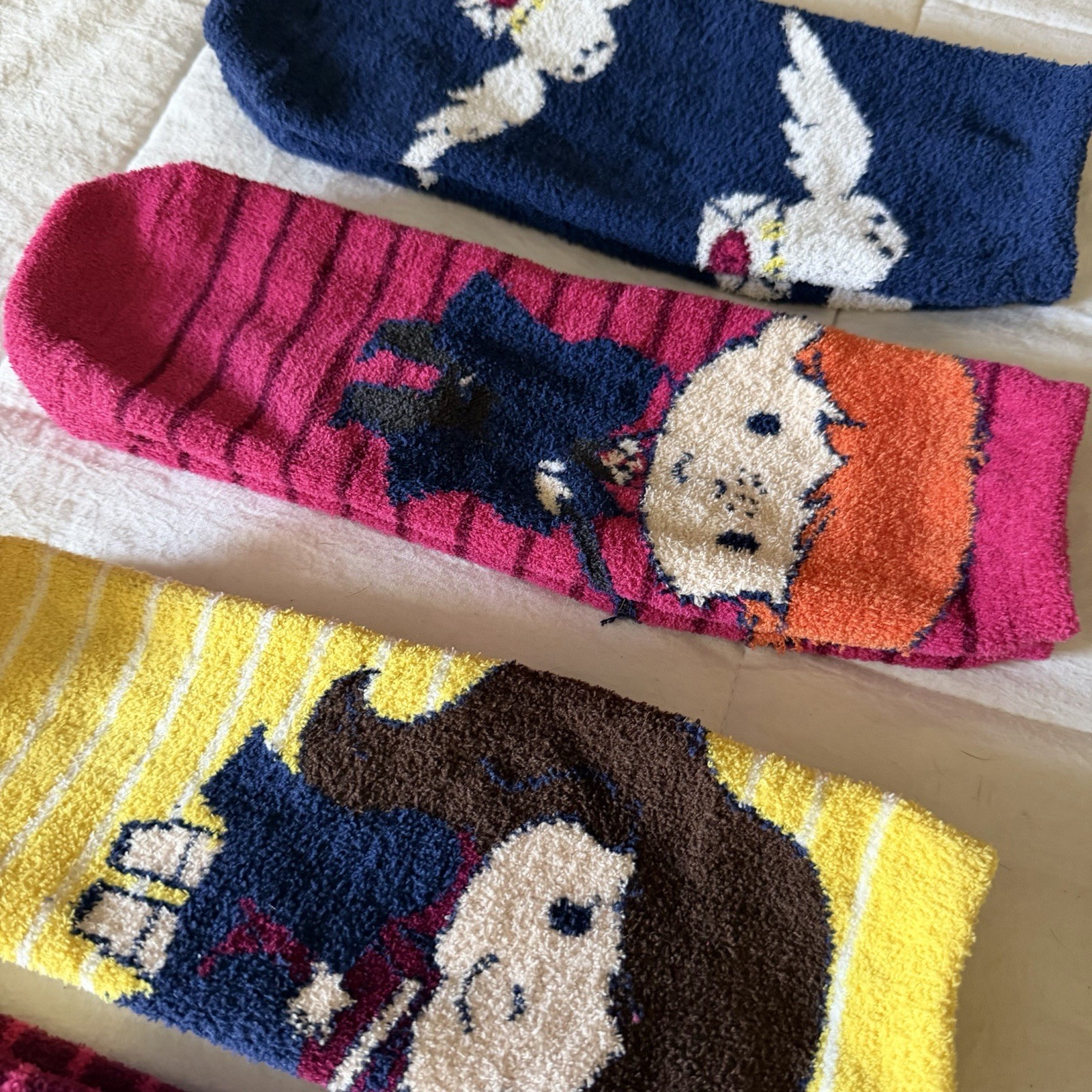 Holiday Harry Potter Calf Soft Fuzzy Women’s Socks Size 7-9 5 Count