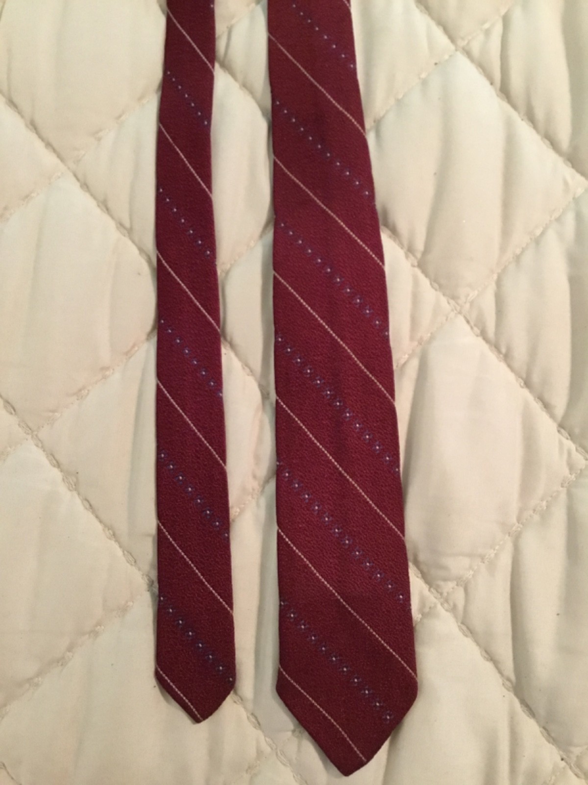 Vtg Mens Skinny Necktie for Canadian Frank Stollery By Bloor & Yonge 2.25”x 57”