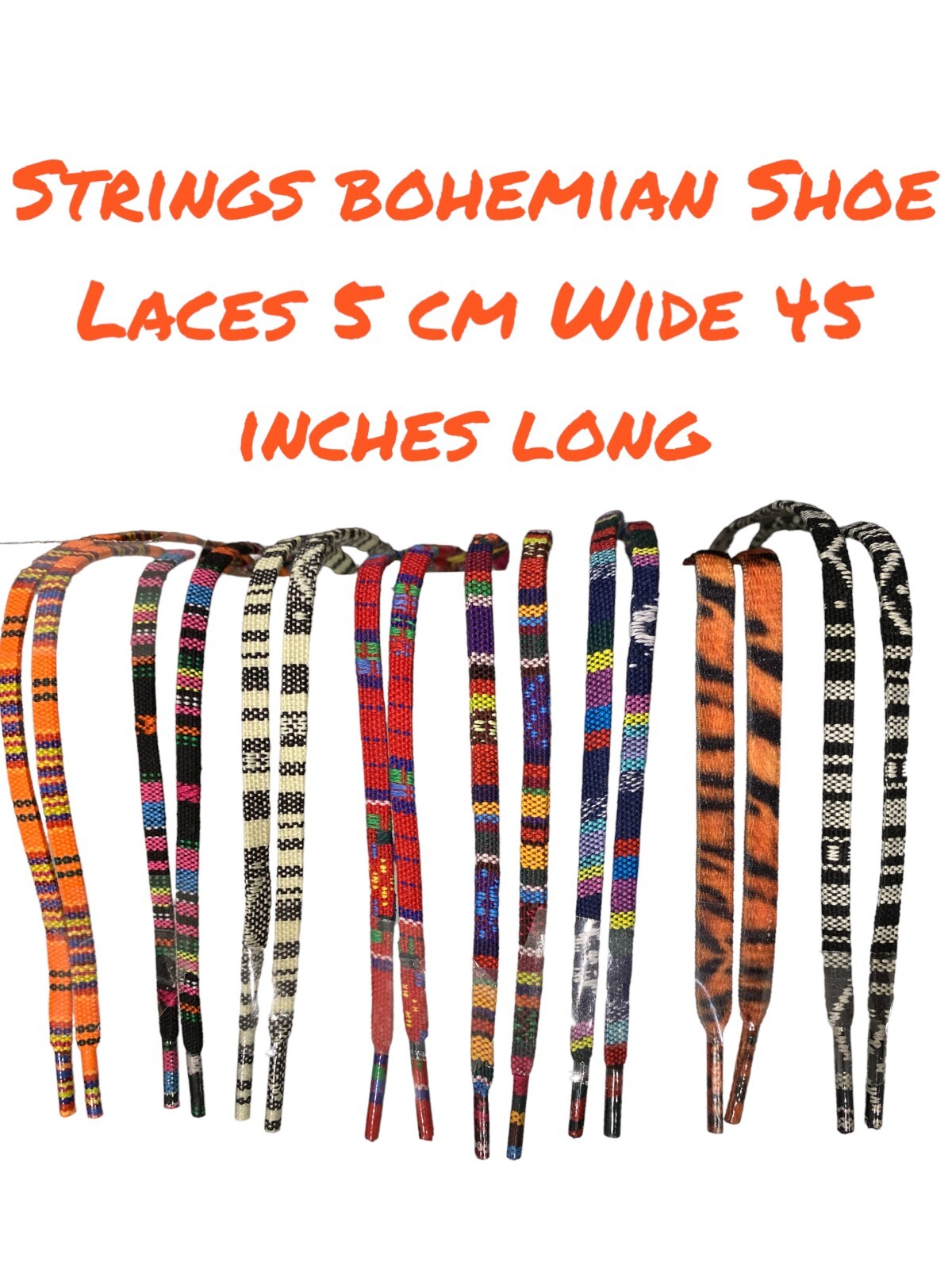 Bohemian Strings Shoelaces. For Sneakers, Shoes & Boots & Hooddies