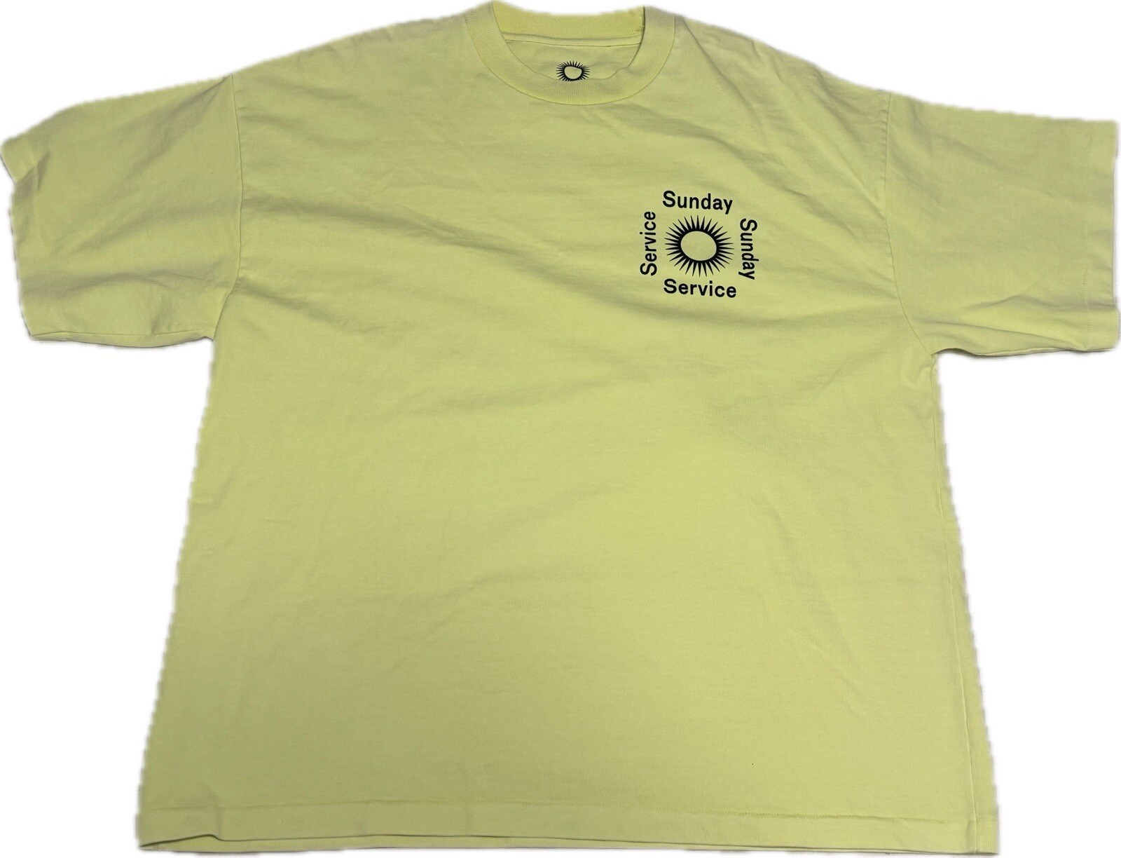 Kanye West Sample Sunday Service Oversized Medium T Shirt Neon Yeezy Brand New