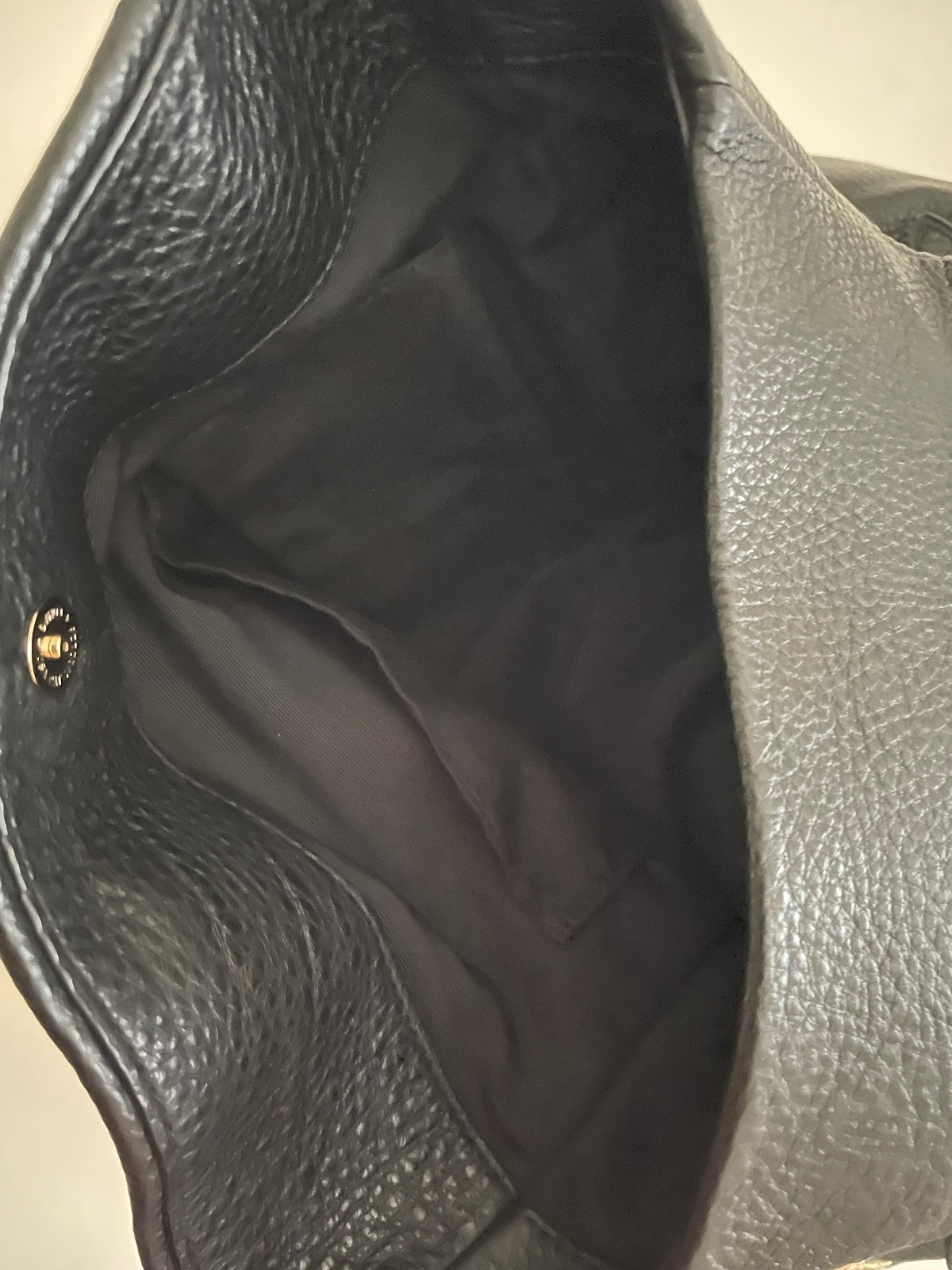 Coach Madison Phoebe Black Pebbled Leather Shoulder Bag