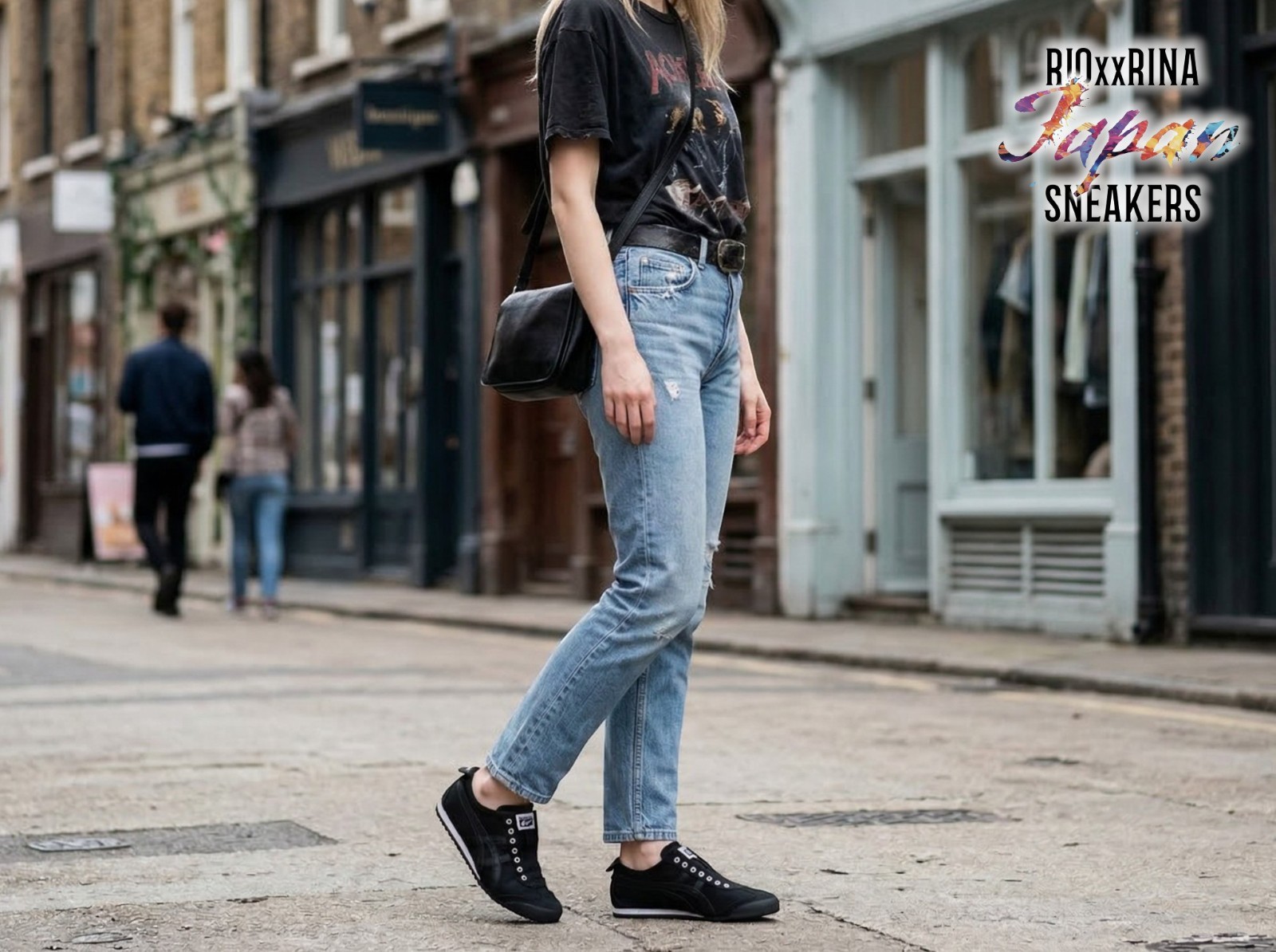 Onitsuka Tiger MEXICO 66 SLIP-ON D3K0Q 9090 BLACK BLACK