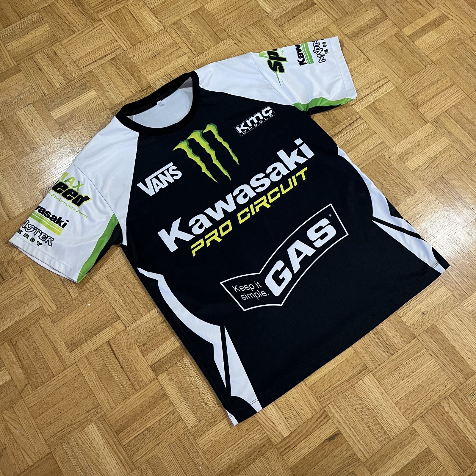 Monster Energy x Kawasaki Pro Circuit Motocross Racing Shirt Men’s Size XL