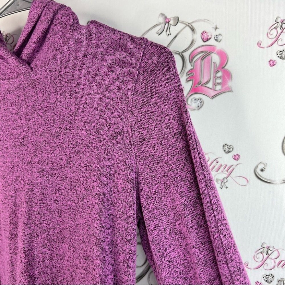Diadora hoodie sweater heathered black Purple Sweater long sleeve comfy