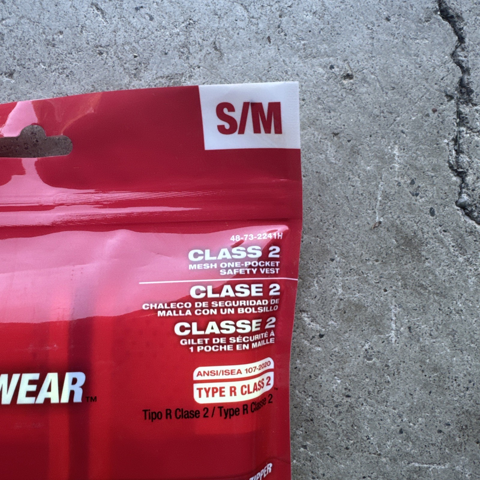 Milwaukee Tool 48-73-2241 Class 2 High Visibility Yellow Mesh One Pocket Safety