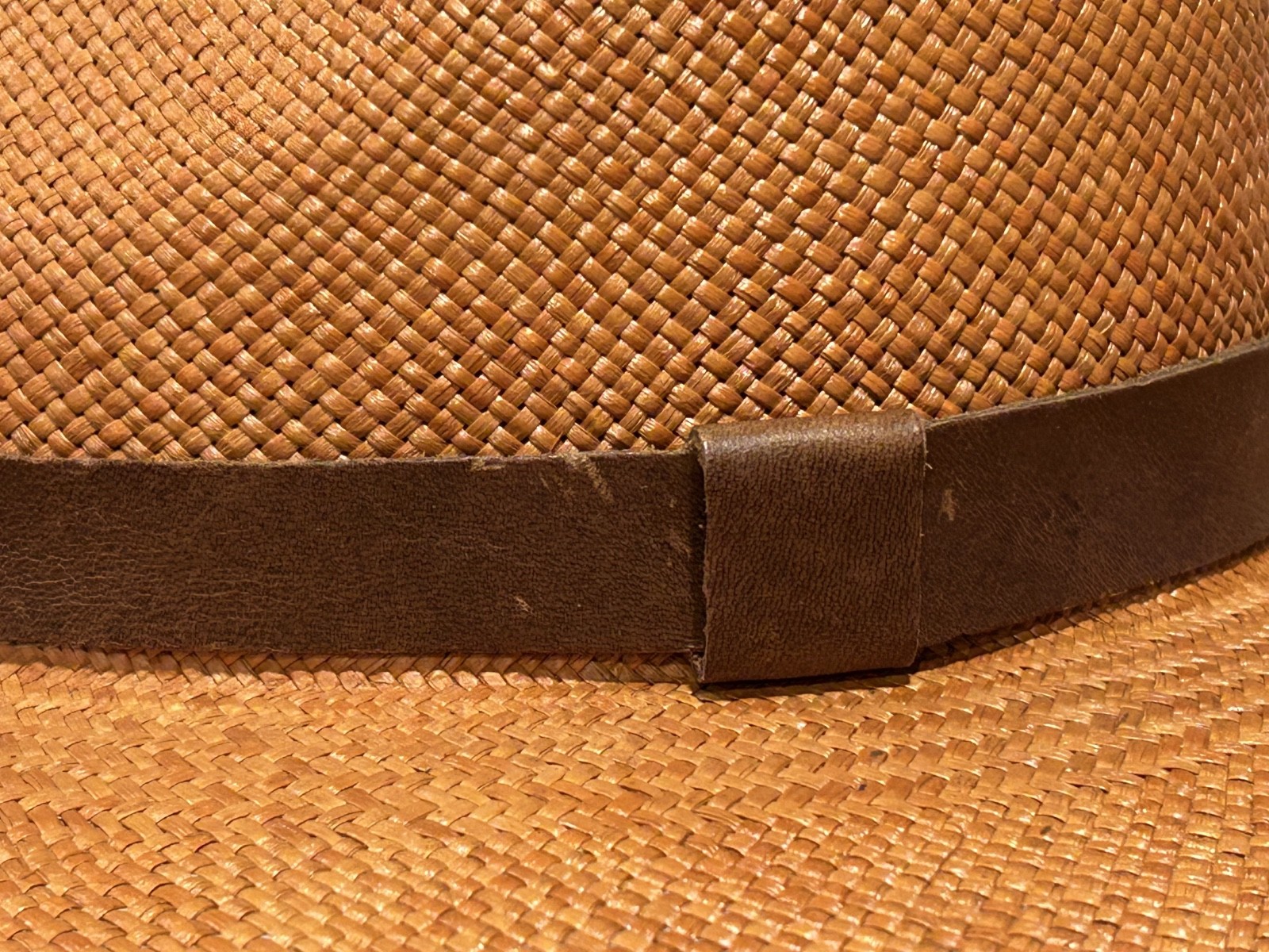 Goorin Bros Toquilla Panama Straw Flat Brim Fedora Hat Sz 7 SHARP – NEW