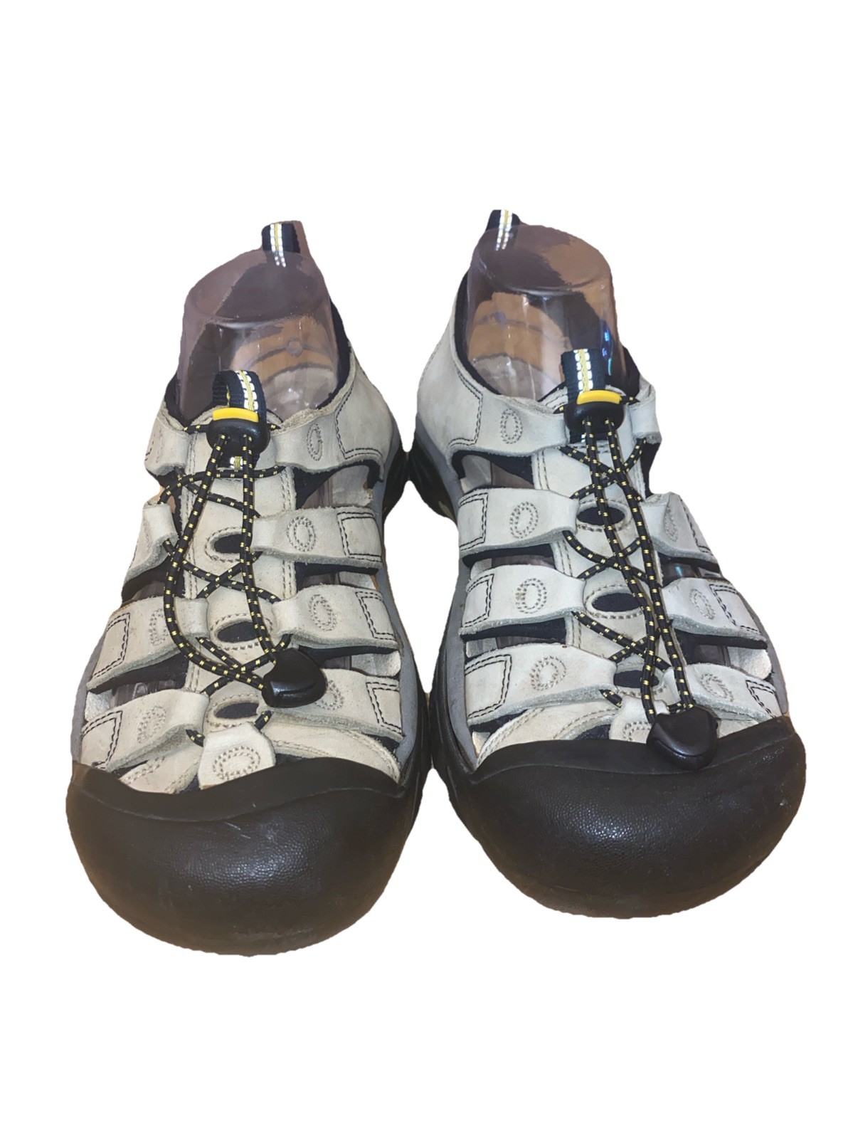 EUC KEEN Newport Women US 10.5 Neutral Hiking Waterproof Leather Beach Sandals