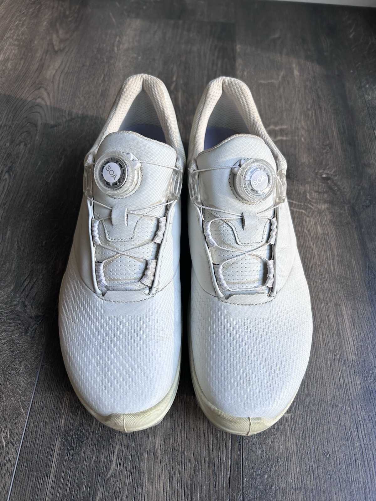 ECCO Biom Women’s White Golf Shoe, BOA Closure, Spikeless Rubber, Waterproof