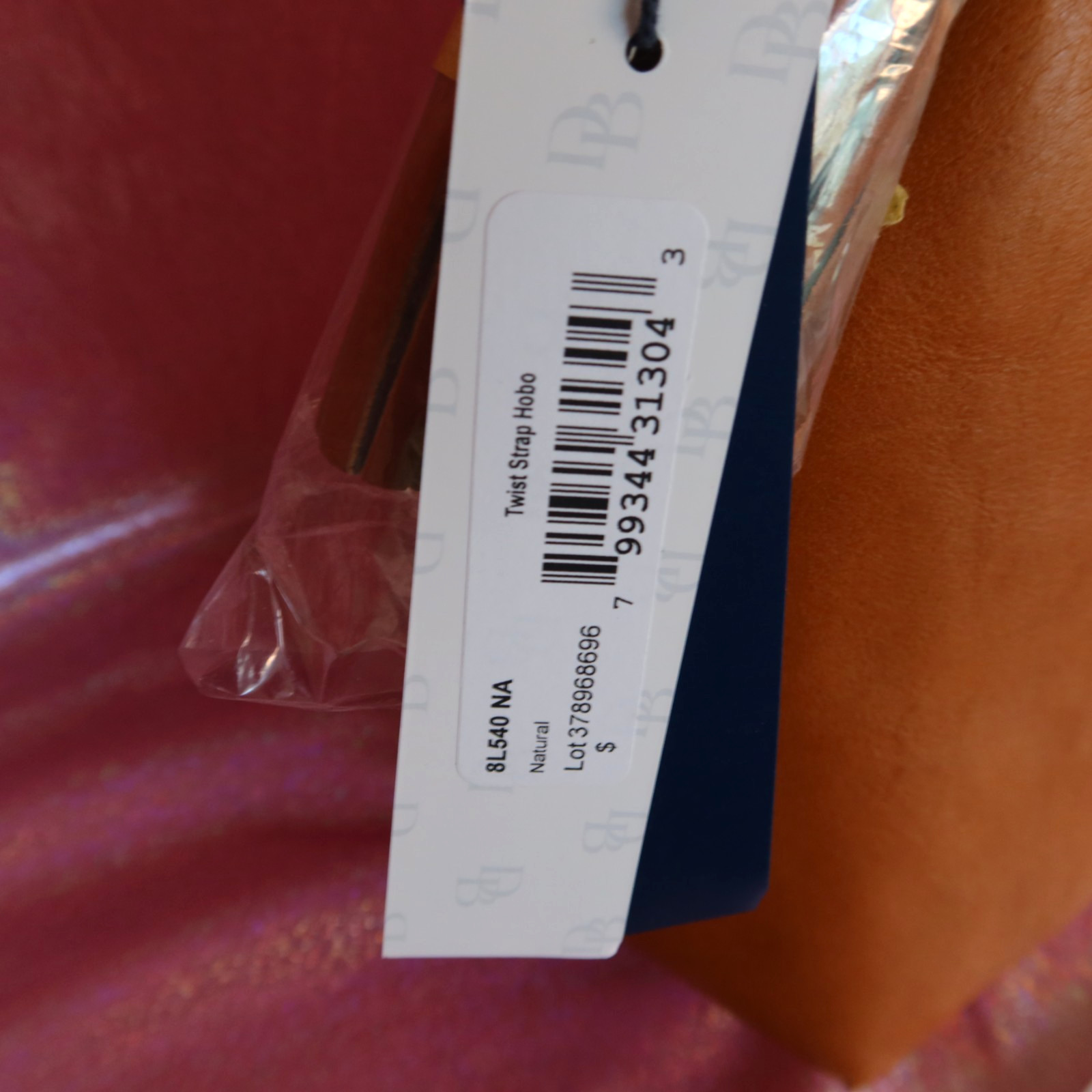 Dooney & Bourke Florentine Twist Strap Hobo Bag in Natural – NWT Authentic