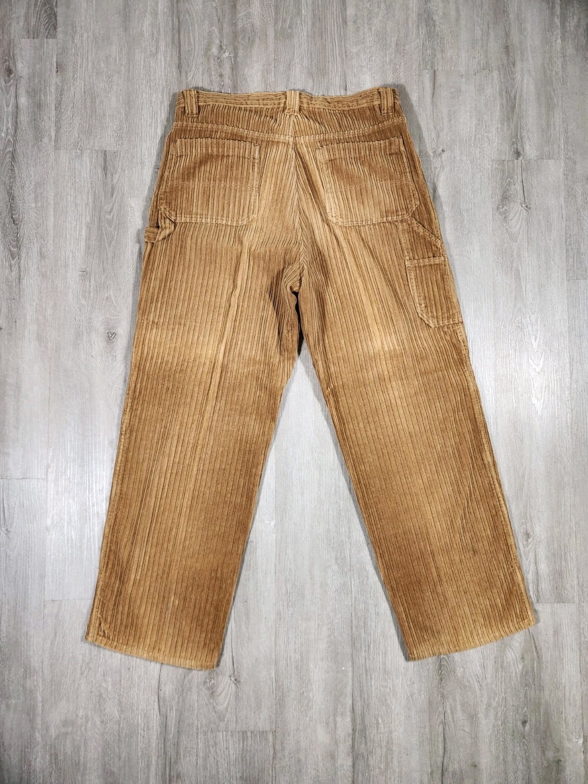 Vintage Bugle Boy Corduroy Carpenter Pants 38×32 Baggy Skater Gold Crest 80s 90s