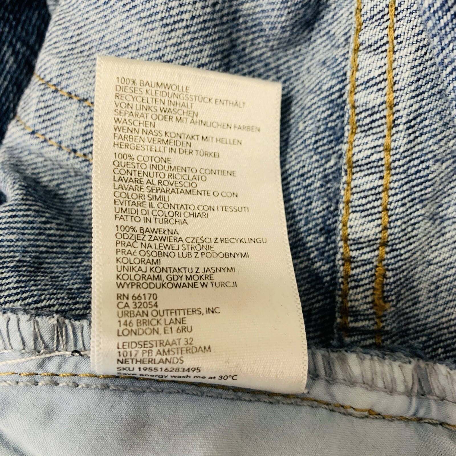 BDG Urban Outfitters Jeans Boyfriend High rise Blue Denim Womens Size W29 x L32