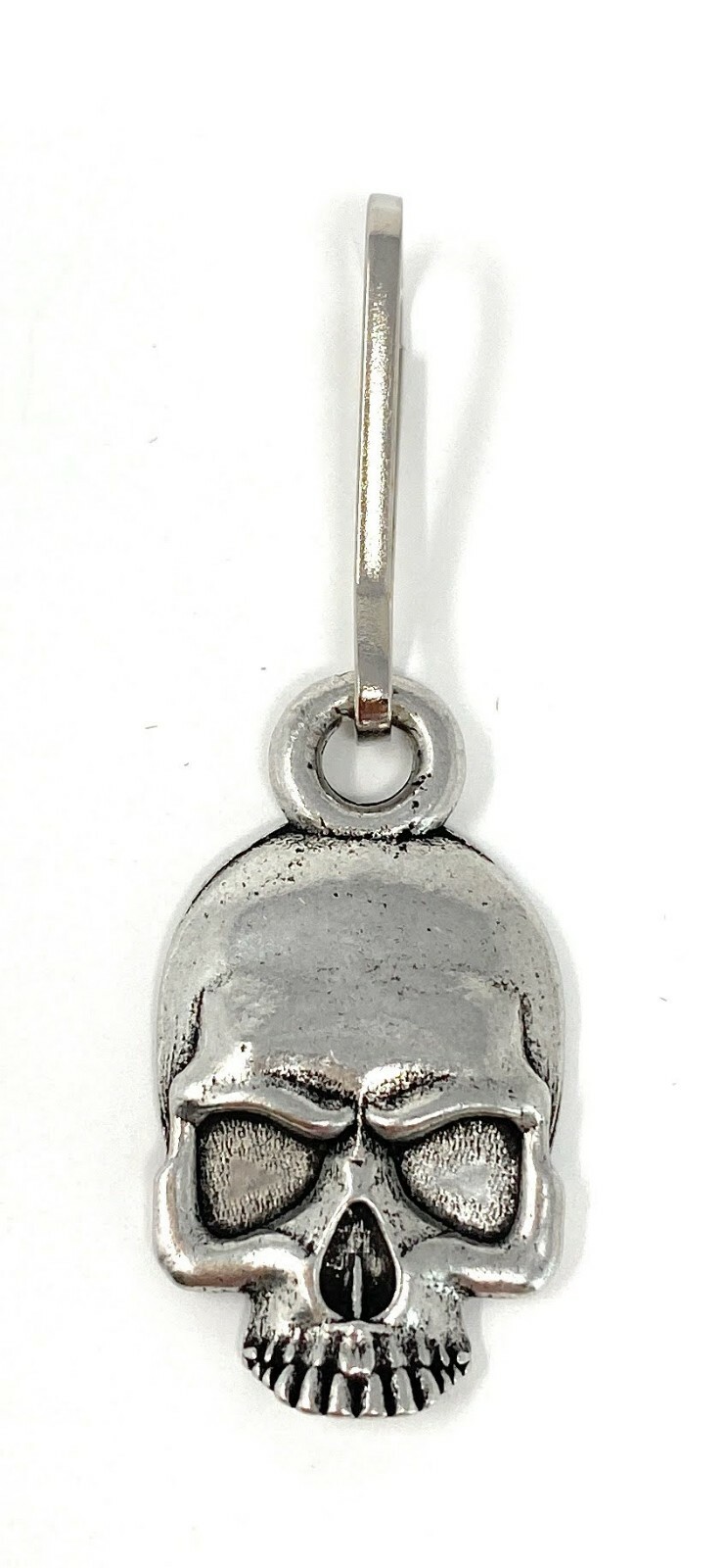 Skull Zipper Pull Motorcycle Ride Biker Accessory Gift Charm BZP-26 Made in USA