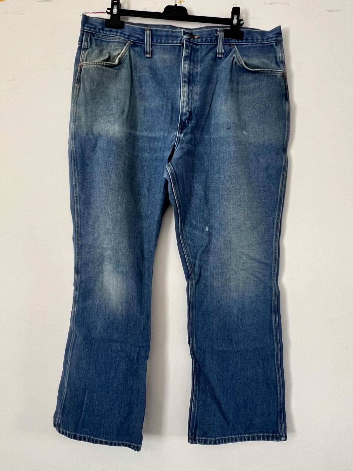 Wrangler Jean Blue Denim 40×30 *Straight Leg* *Grade C #127