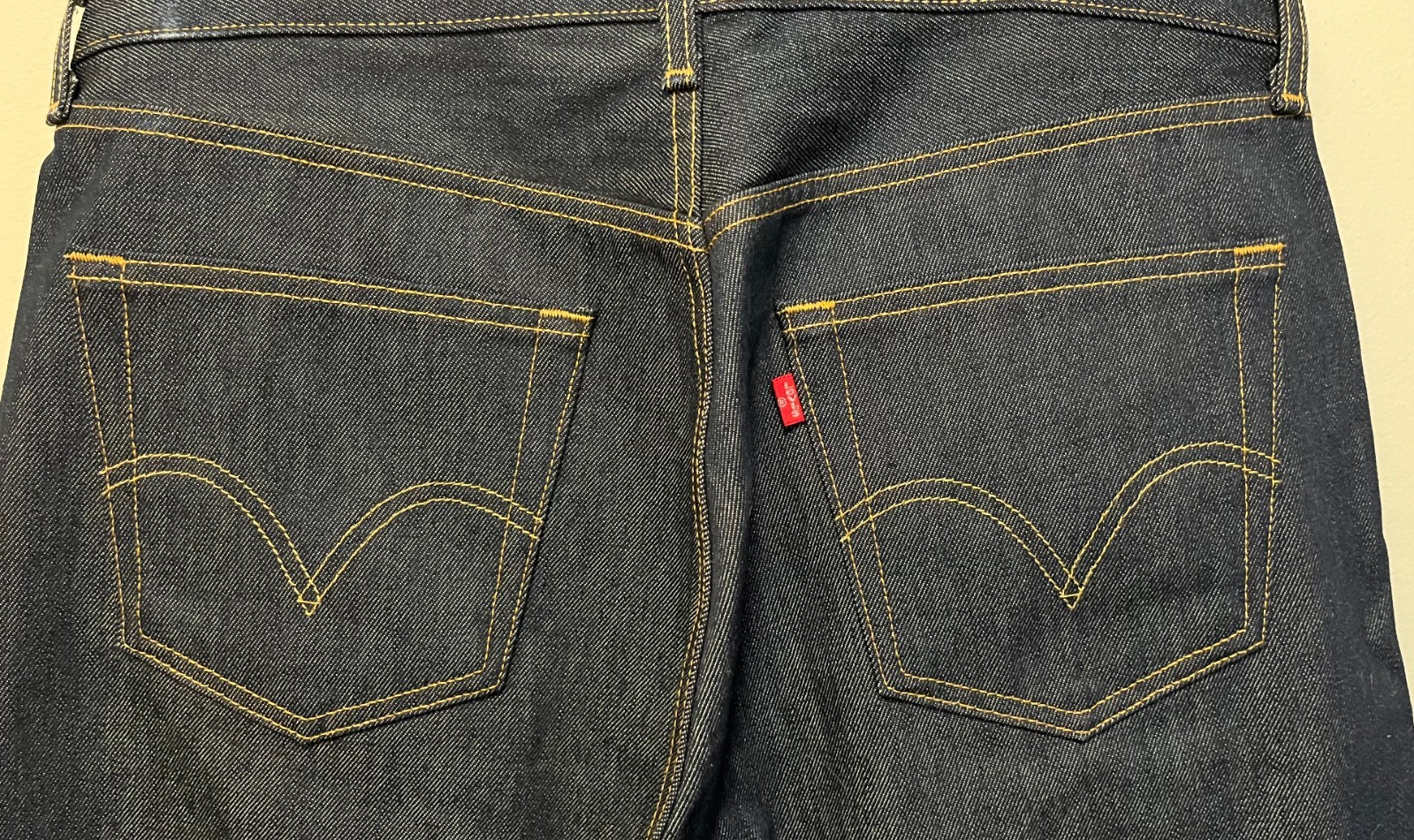 LEVI’S NEW 501 SHRINK-TO-FIT BUTTON FLY JEANS ROCKABILLY VINTAGE STYLE 34W x 29L