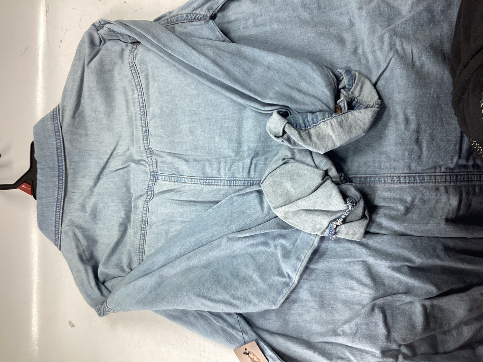 Sofia Jeans by Sofia VergaraOVersized BoyFriend Shirt Blue Medium 8-10