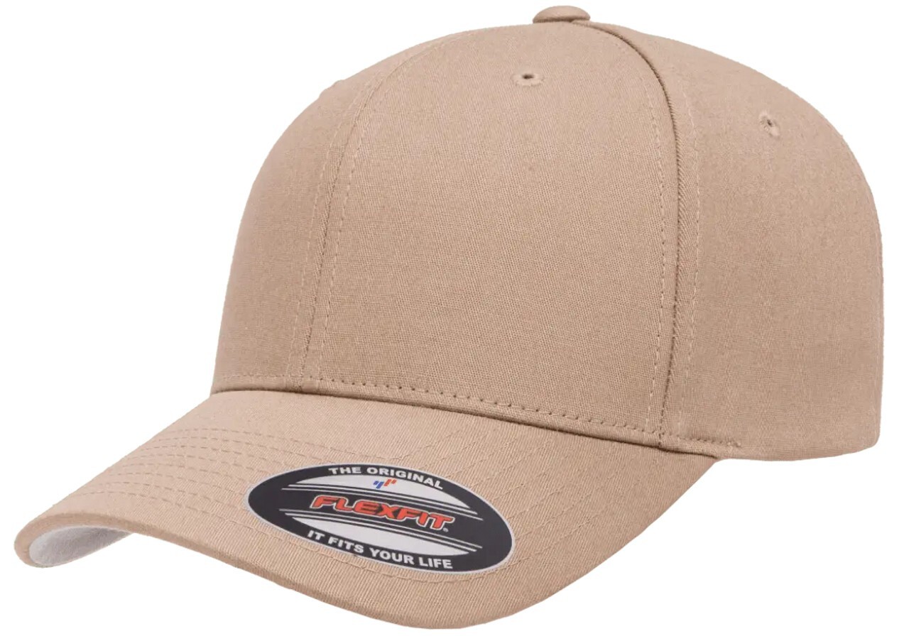 Flexfit Fitted Cotton Cap Khaki