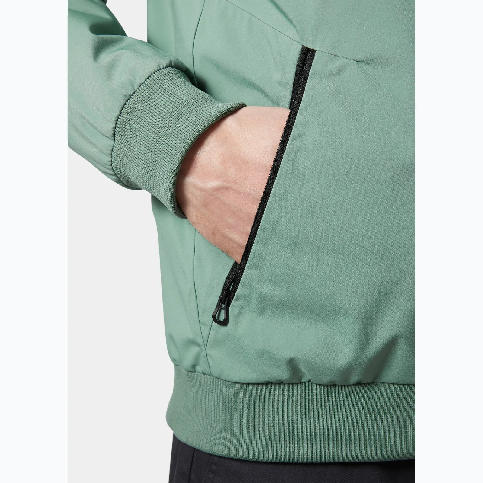 NWT Helly Hansen Men’s HP Racing Bomber Jacket Windbreaker, Cactus Green, Large