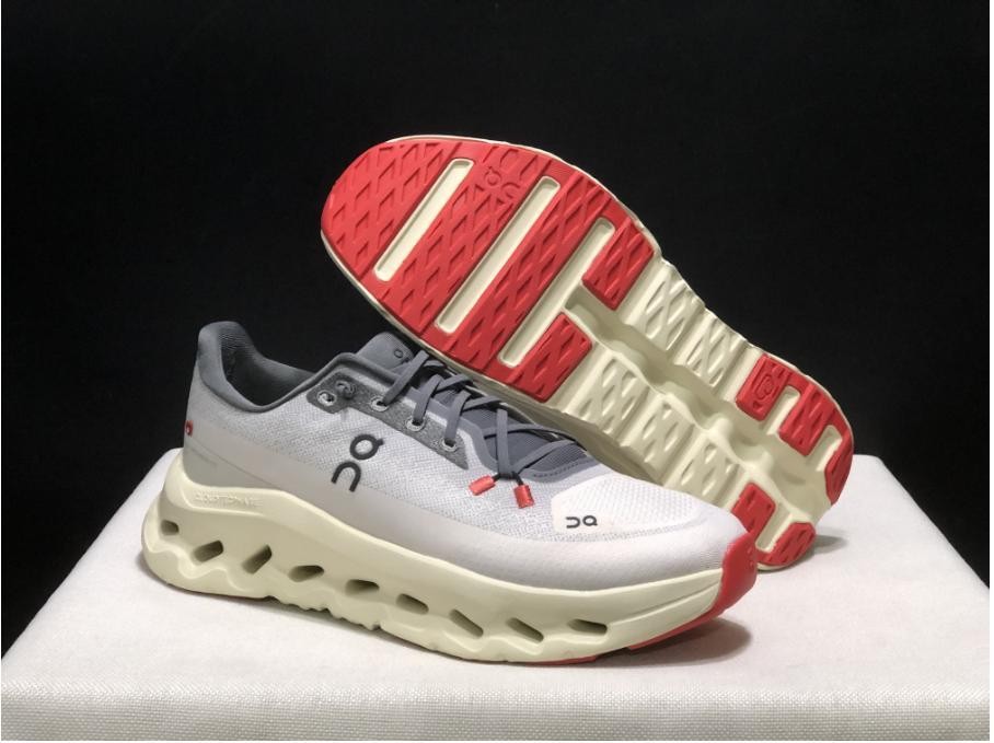 White & Pearl Cloudnova Lightweight Sneakers Unisex Men Women Brand-