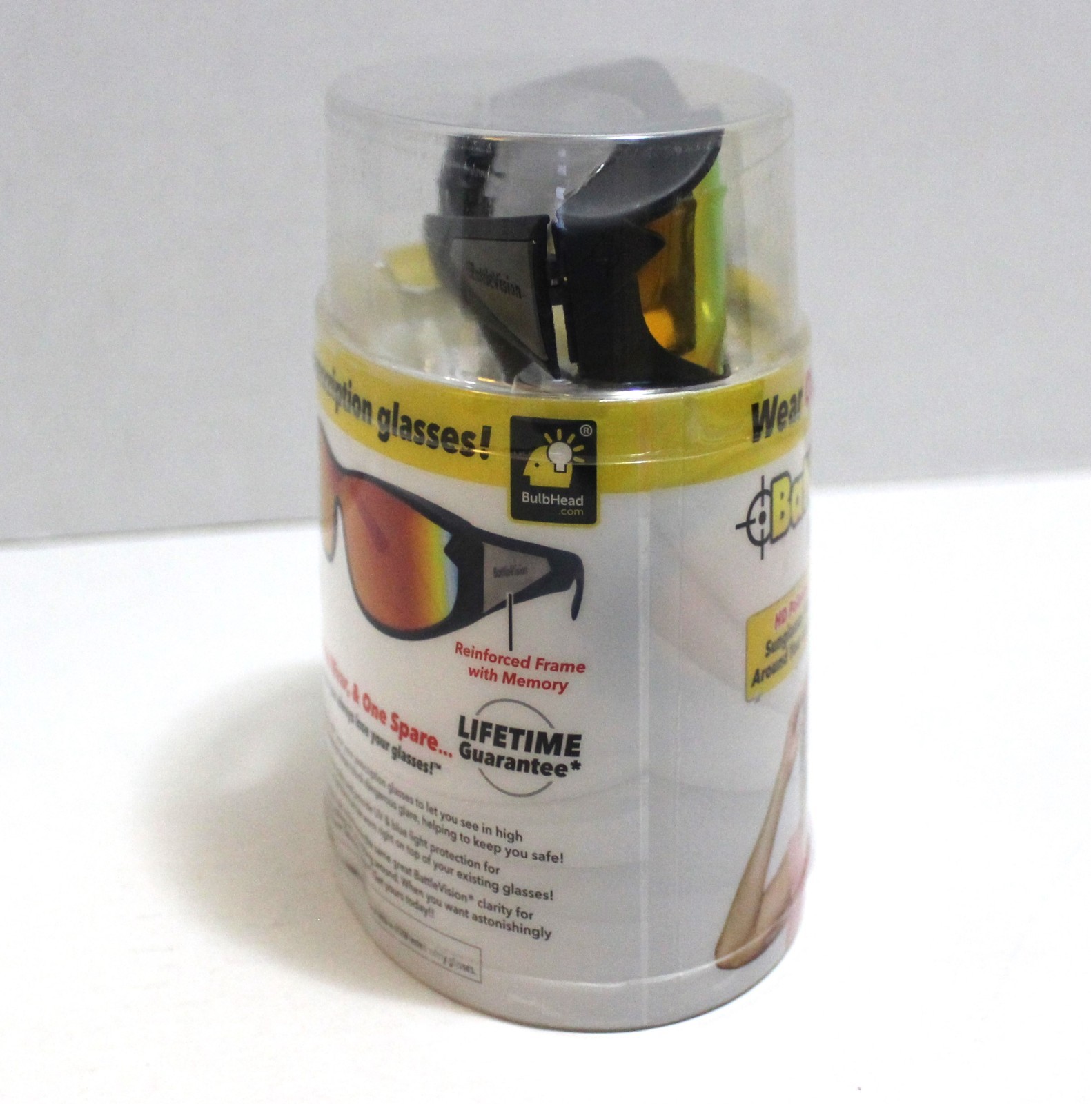 2 BattleVision Wrap Around HD Polarized Wear Over Your RX Glasses UV Protection