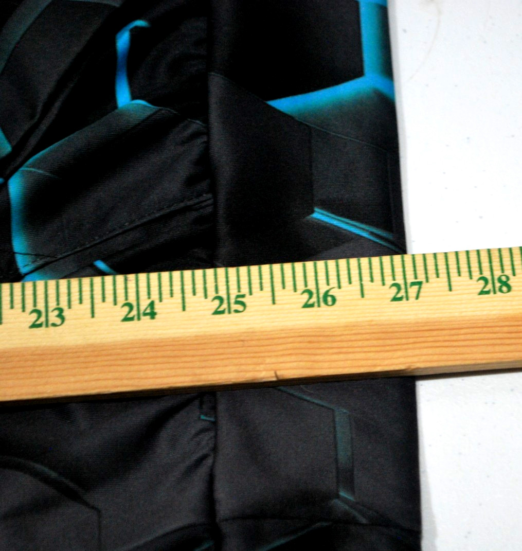 Lite Weight Polyester Hoodie Sweatshirt Men’s Size Large Black & Neon Blue.