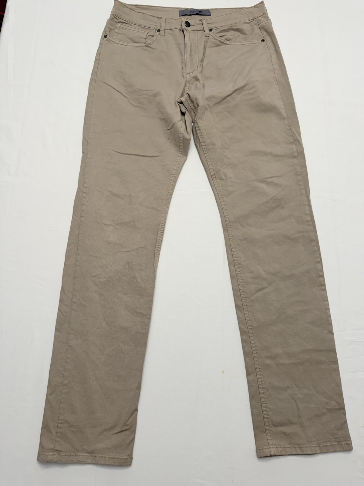 Joe’s Jeans Mens 32×32 Beige Medium Wash Slim Straight Stretch Denim Pants