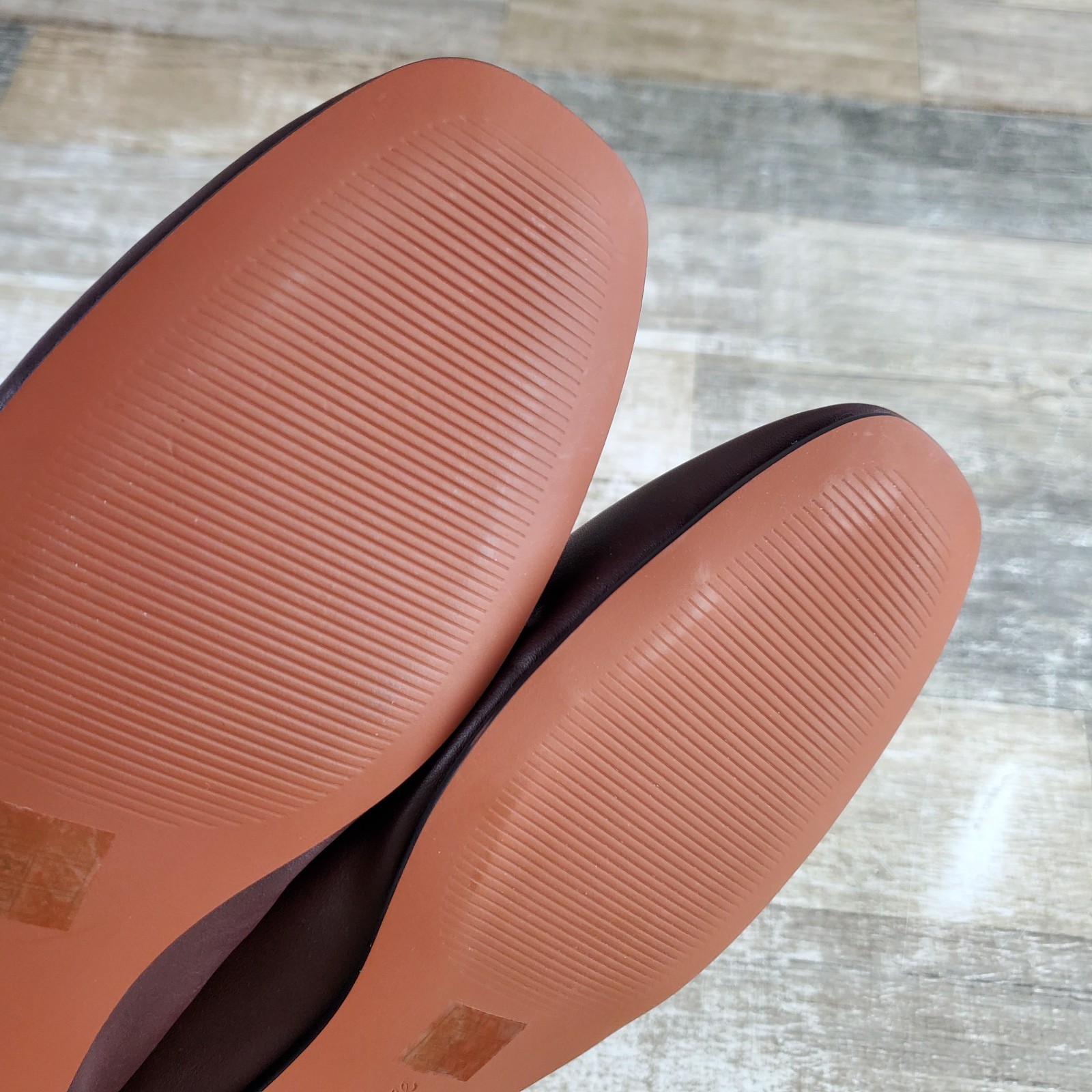 Madewell the Greta Womens Mary Jane Flats Sz 9.5 Chocolate Slip On Elastic Strap