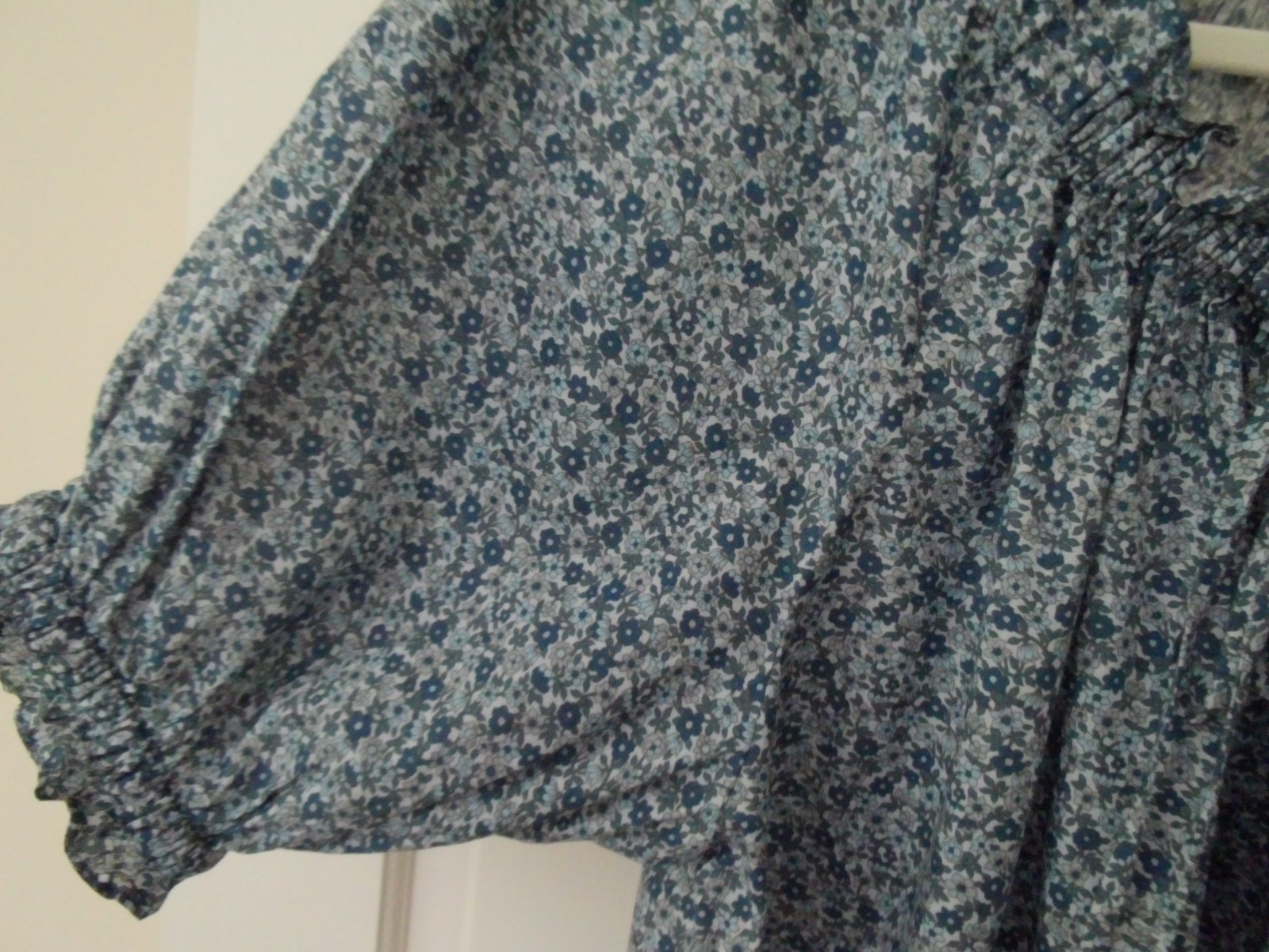 Doen Shore Top Delores Ditsy Liberty Print Blues S