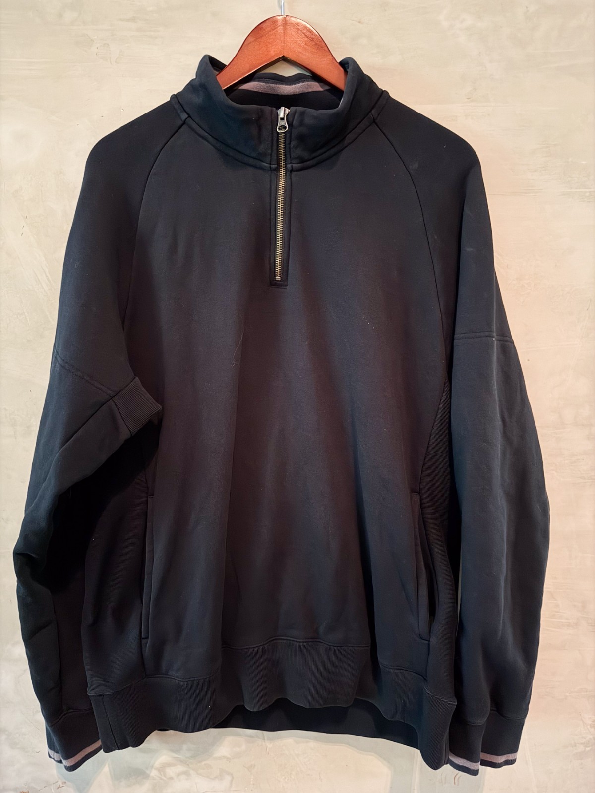 NIKE SB Quarter Zip Skateboarding Cotton Blend Pullover Sweatshirt Mens Sz XL
