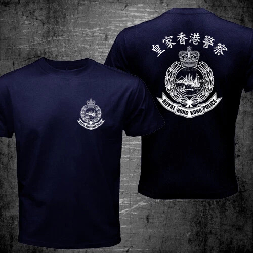 Royal Hong Kong Police Vintage Navy T-Shirt HOT ITEM