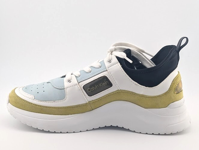 Calvin Klein Womens Ultra Neoprene Multicolor Lace-Up Sneaker Shoes Size 8M