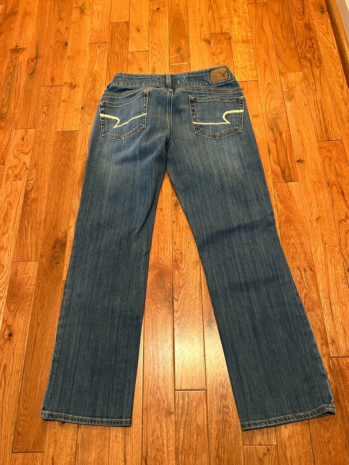 American Eagle Jeans Womens Size 0 Reguar Artist Crop Stretch