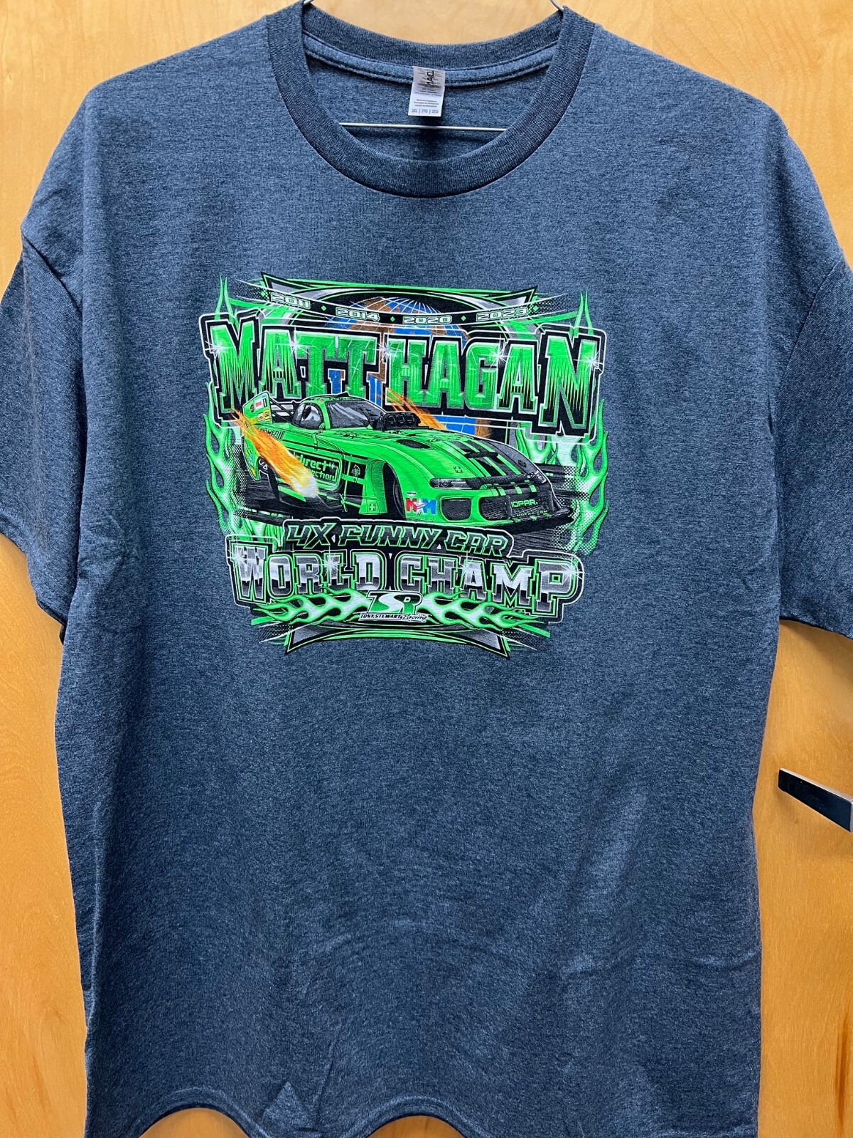 MATT HAGAN FUNNY CAR 4X CHAMPION T-SHIRT SIZE 3X