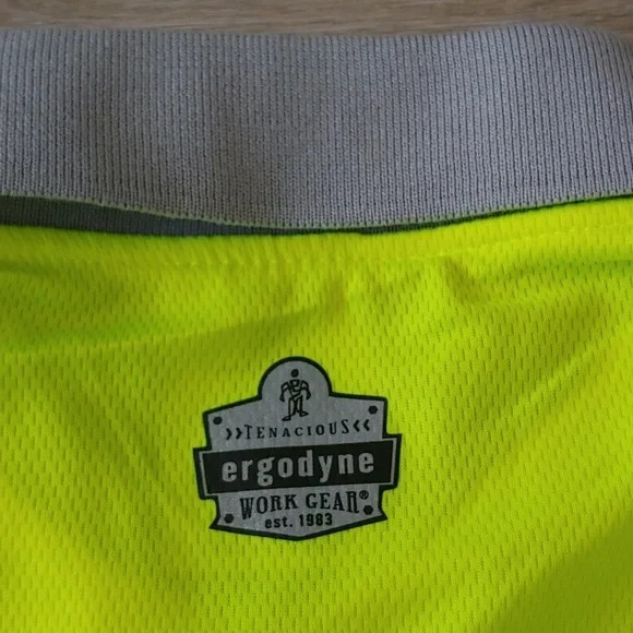 NWOT Ergodyne GloWear 8295 ANSI High Visibility Reflective Polo Shirt Size S