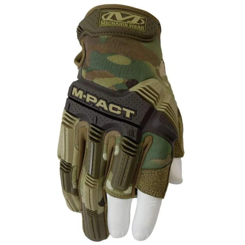 Agilite Semi-FINGERLESS Mechanix M-PACT Tactical Glove Medium Multicam Camo
