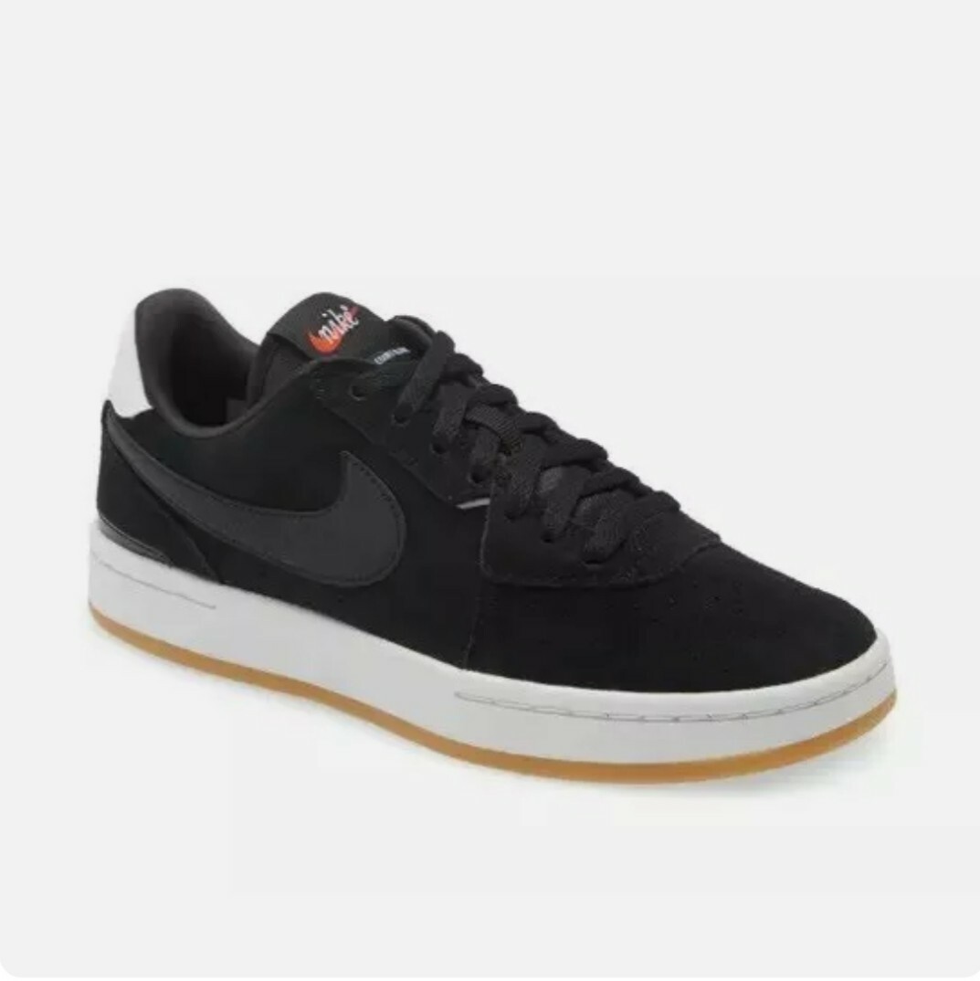 Women Sneakers Size 6 Nike Court Blanc Se Black/Black Gum Style CK6533-003