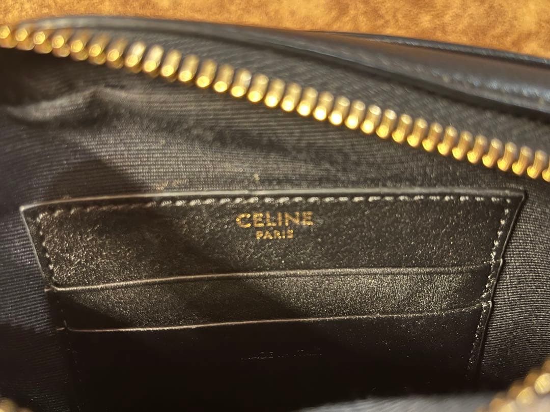 CELINE C Charm Quilted Shoulder Bag Celine C Charm