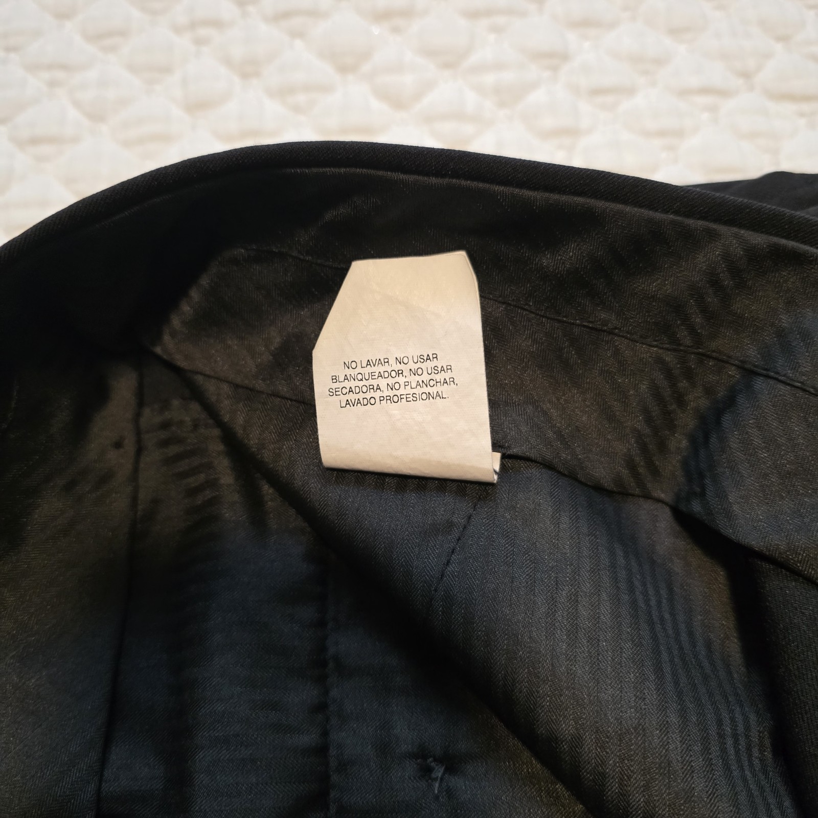 Haggar Mens Tailored Fit Travel Performance Suit Pants Black 38×30 WPL386