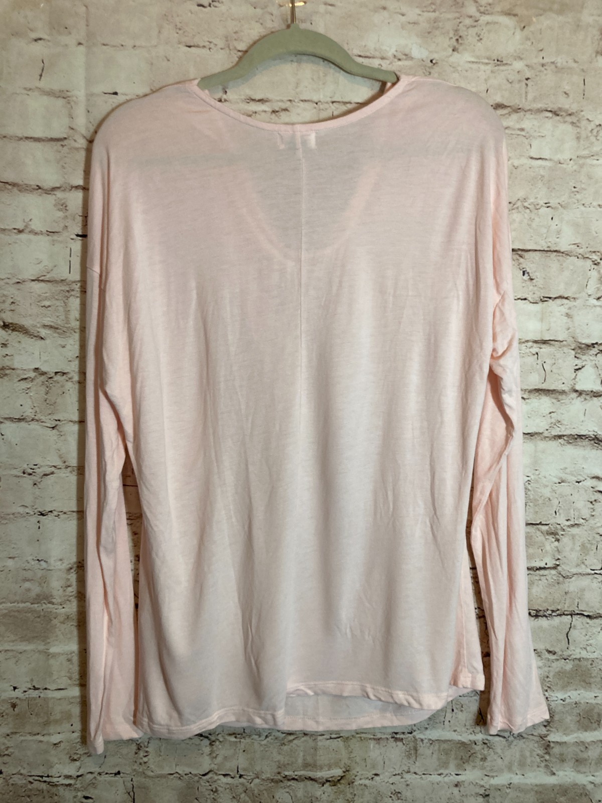 Old Navy Top Womens XL Powder Pink Cowl Neck Stretchy Layering Piece Capsule