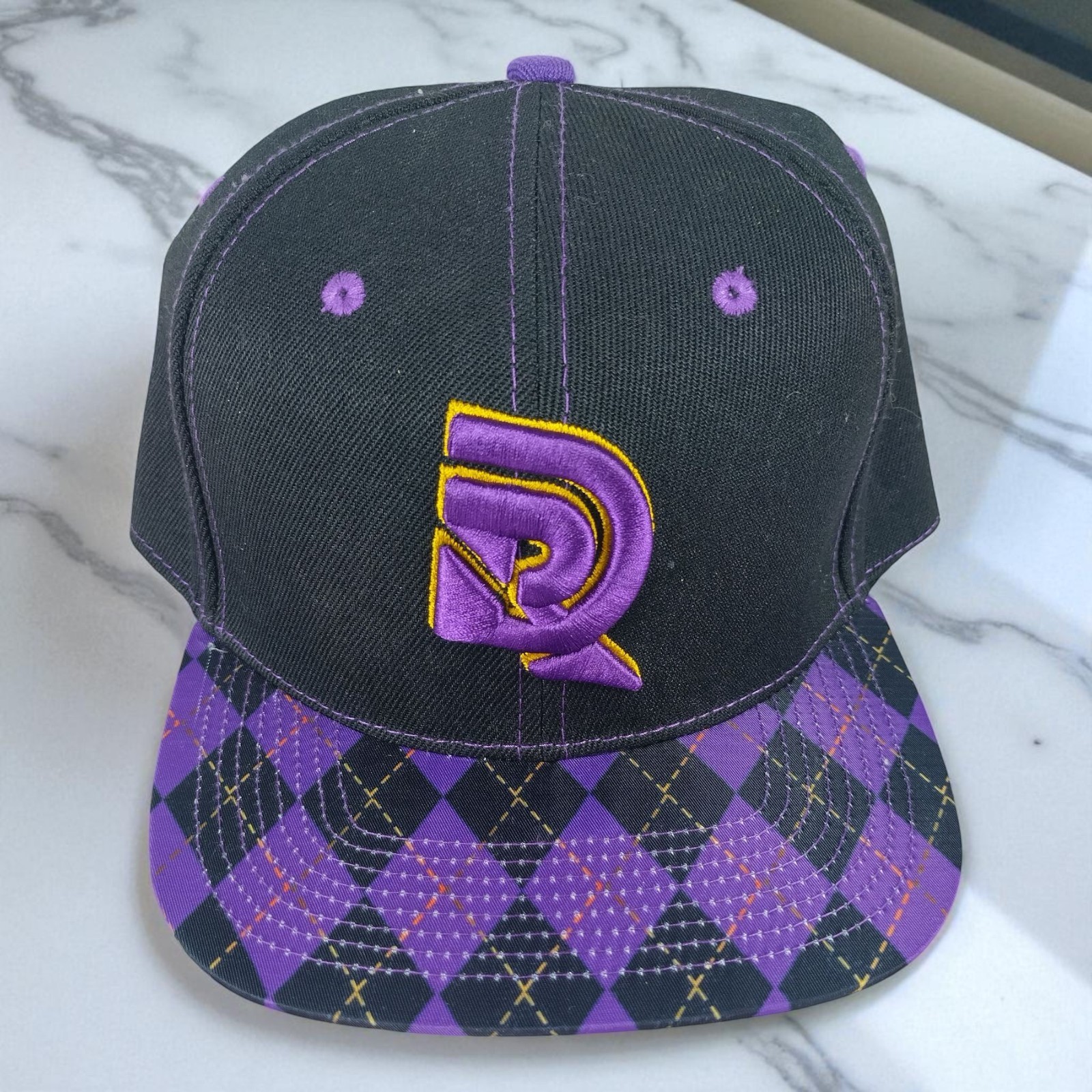Ron Dale Embroidered Stitching Logo Snapback Hipster Urban City Style