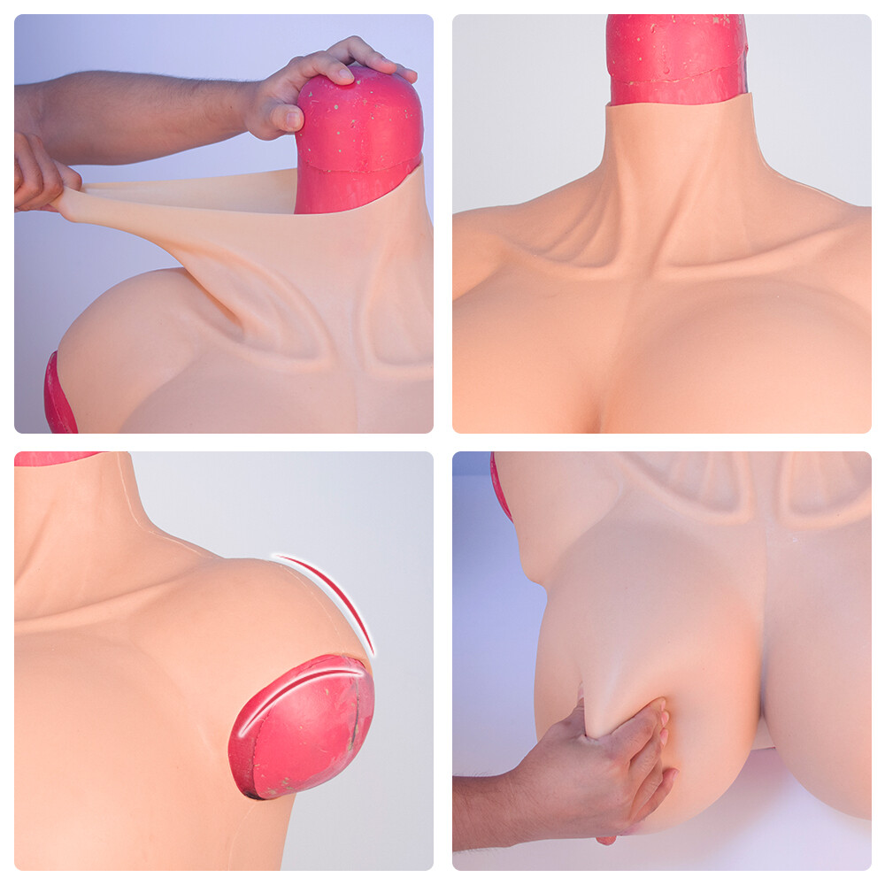 Z/H Cup Silicone Breast Forms Huge Boobs Breastplate Crossdresser Drag Queen